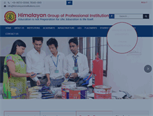 Tablet Screenshot of himalayaninstitutions.com